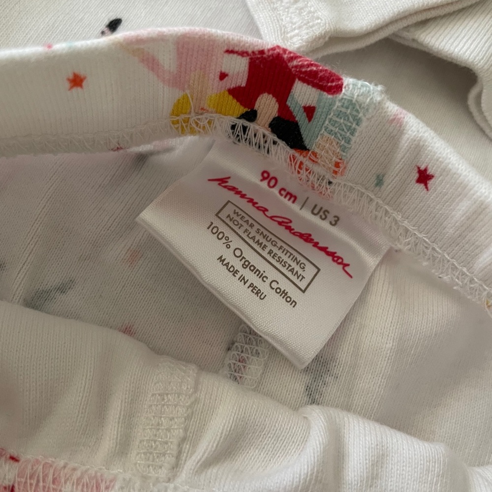 Hanna Andersson Size 3 organic cotton Pajama - Picture 4 of 9